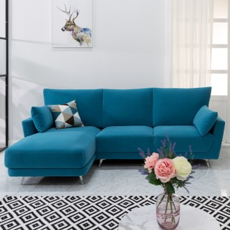 (단독특가/익일배송) 플렌트4인용카우치소파(쿠션2개포함)