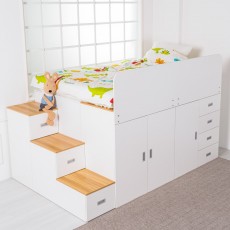 (착불)테리멀티수납침대(SS)