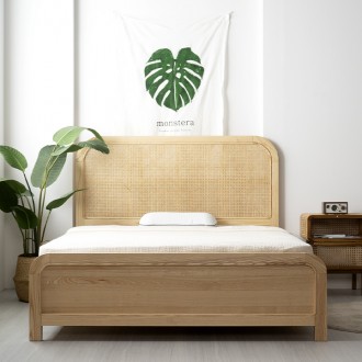 (착불) 셀레네라탄원목침대(Q)