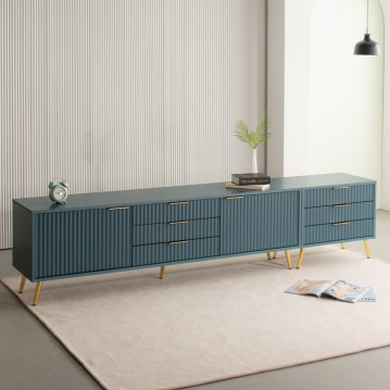 (착불) 딘와이드낮은거실장2100