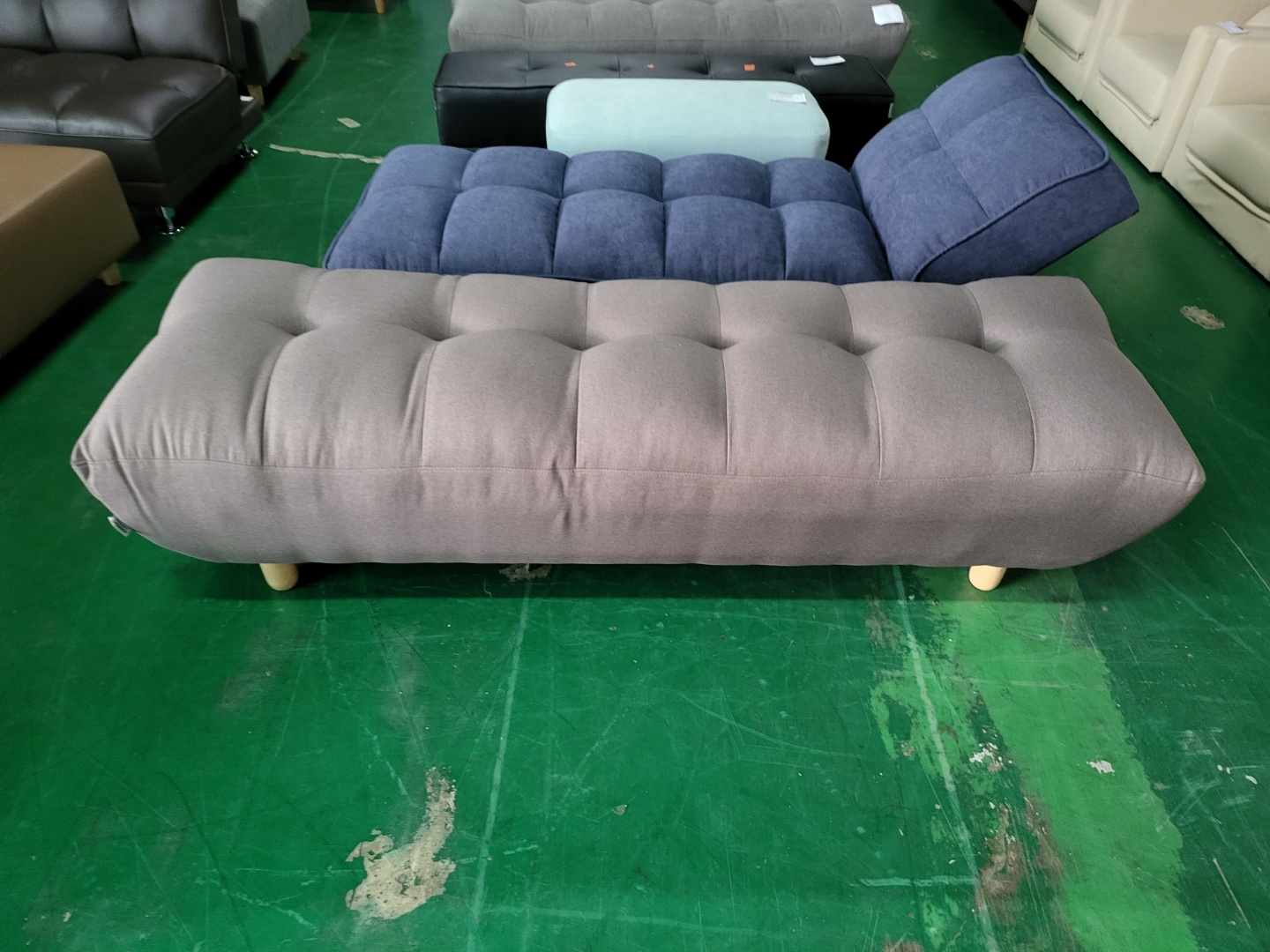 [B등급] 211018-3 153티파니3인벤치_패브릭_그레이