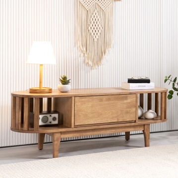 템플원목1단거실장1200