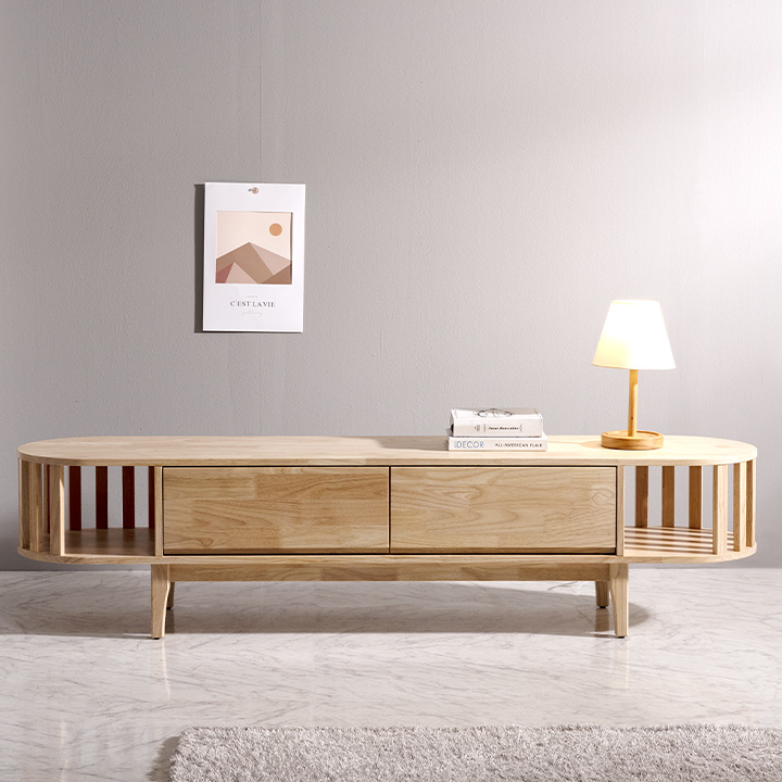 템플원목1단거실장1800