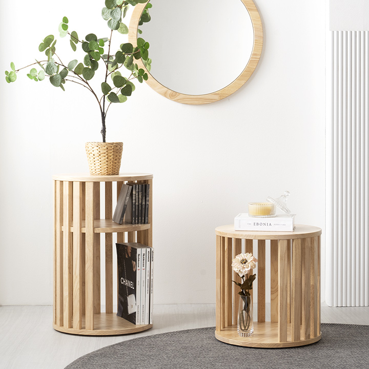 템플원형사이드테이블(1단/2단)